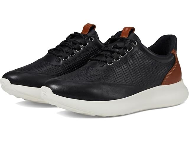 (取寄) ジョンストン&マーフィー メンズ アマースト 2.0 エンボス U-スロート Johnston & Murphy men Johnston & Murphy Amherst 2.0 Embossed U-Throat Black Full Grain