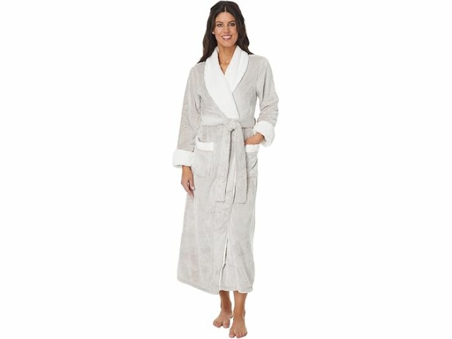 (取寄) ナトリ レディース フロステッド フォー ファー ローブ Natori women Natori Frosted Faux Fur Robe Cashmere