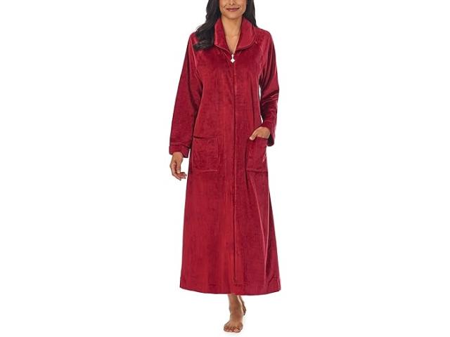 (取寄) アイリーン ウエスト レディース バレエ ロング スリーブ ジップ ローブ Eileen West women Ballet Long Sleeve Zip Robe Claret 1