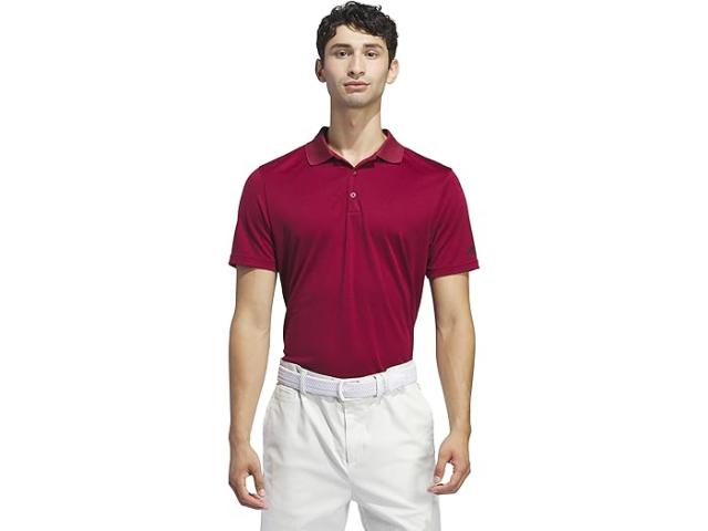 (取寄) アディダス ゴルフ メンズ アディ パフォーマンス ショート スリーブ ポロ adidas Golf men adi Performance Short Sleeve Polo Collegiate Burgundy