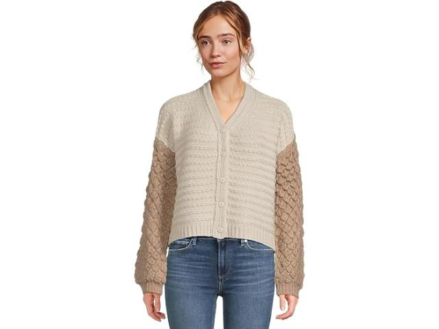 (取寄) スプレンディッド レディース マリア ボブル カーディガン Splendid women Maria Bobble Cardigan Pale Oak Heather/Light Cedar Heather