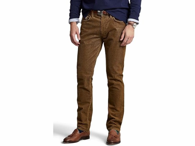(取寄) ラルフローレン メンズ ヴァリック スリム ストレート コーデュロイ パンツ Polo Ralph Lauren men Polo Ralph Lauren Varick Slim Straight Corduroy Pant Sepiaの通販は