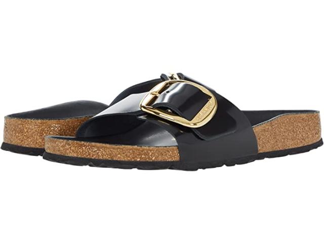 (取寄) ビルケンシュトック レディース マドリッド ビッグ バックル ハイ シャイン Birkenstock women Birkenstock Madrid Big Buckle High Shine High Shine Black Leatherの通販は