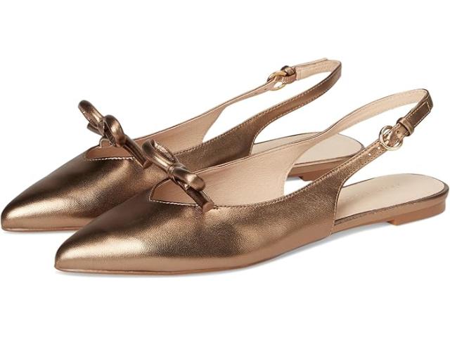(取寄) ジャック ロジャース レディース レノックス フラッツ スリング - メタリック ナッパ Jack Rogers women Lennox Flat Sling - llic Nappa Bronze