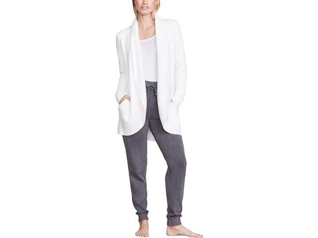 (取寄) ベアフットドリームス レディース コージシック ライト サークル カーディガン Barefoot Dreams women Barefoot Dreams CozyChic Lite Circle Cardigan Sea Salt