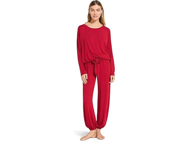 (取寄) エバージェイ レディース ジゼル スロウチ パジャマ セット Eberjey women Gisele Slouchy Pajama Set Haute Red/Haute Red