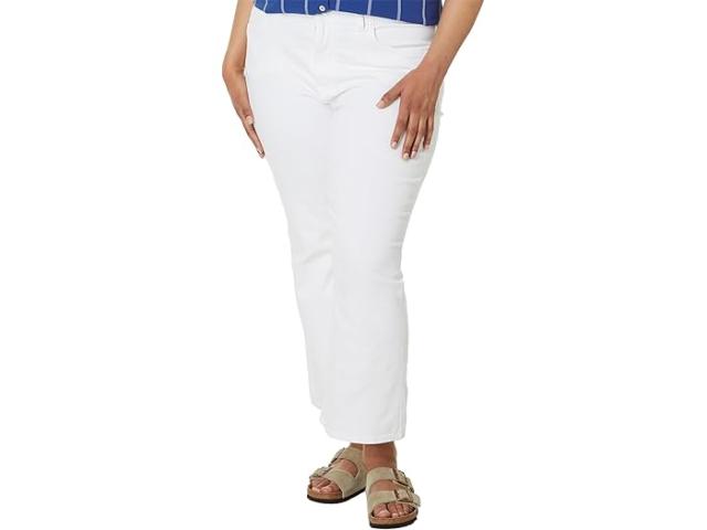 (取寄) メイドウェル レディース プラス カーヴィー キック アウト クロップ ジーンズ イン ピュア ホワイト Madewell women Madewell Plus Curvy Kick Out Crop Jeans in Pure White Pure Whiteの通販は