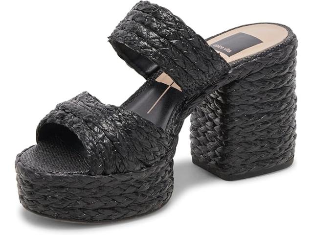 (取寄) ドルチェヴィータ レディース ラトーヤ-001 Dolce Vita women Dolce Vita Latoya-001 Black Raffiaの通販は 26,455円