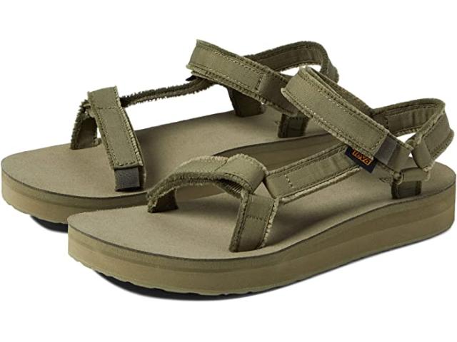 (取寄) テバ レディース ミッドフォーム ユニバーサル キャンバス Teva women  Midform Universal Canvas Oliveの通販は 18,040円