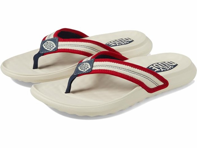 (取寄) ヘイ デュード メンズ マイヤーズ フリップ アメリカーナ Hey Dude men Hey Dude Myers Flip Americana White/Redの通販は