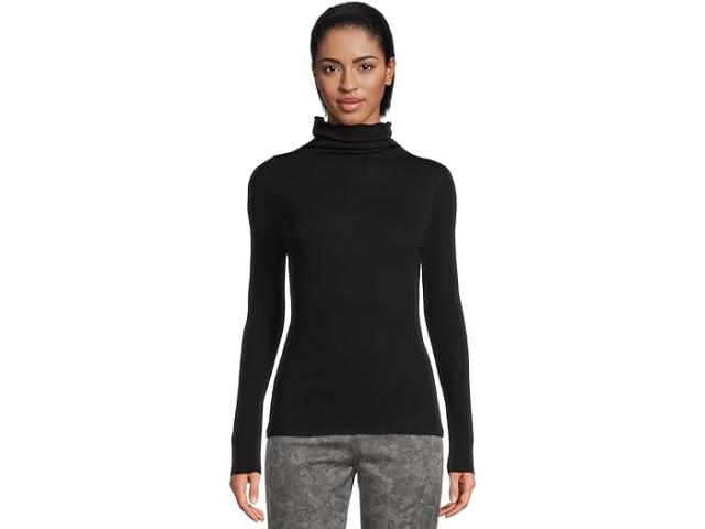 (取寄) エリオット ローレン レディース レイヤリング ロング スリーブ タートル ネック ニット トップ Elliott Lauren women Layering Long Sleeve Turtle Neck Knit Top Black