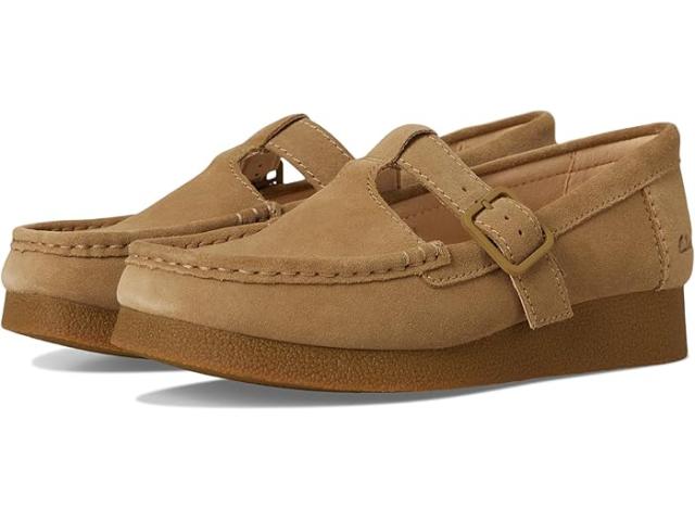 (取寄) クラークス レディース ワラビー エボ バー Clarks women Wallabee Evo Bar Dark Sand Suede