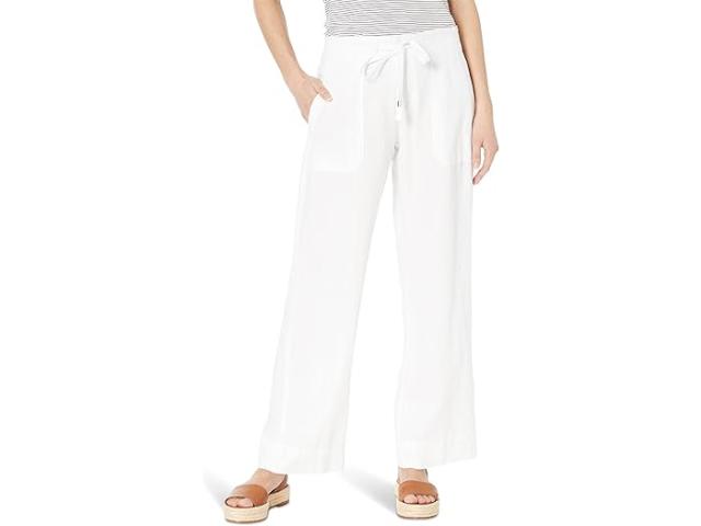 (取寄) ローレン ラルフローレン レディース ピティート リネン ワイド-レッグ パンツ Lauren Ralph Lauren women Petite Linen Wide-Leg Pants Whiteの通販は 25,915円