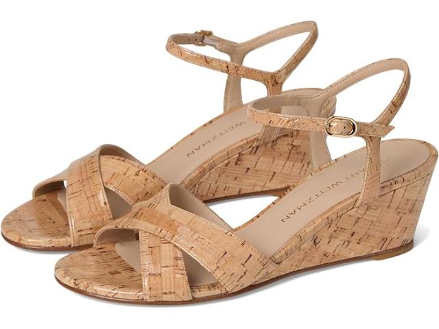 (取寄) スチュアート ワイツマン レディース デイナ デミ ウェッジ Stuart Weitzman women Dayna Demi Wedge Naturalの通販は