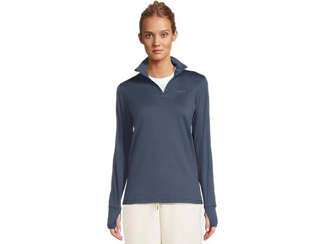 (取寄) クラフト レディース フロウ ハーフジップ ロングスリーブ Craft women Flow Halfzip Longsleeve North/Melange