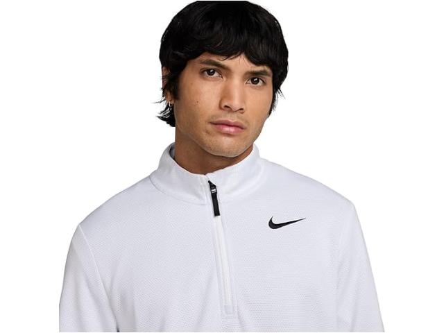 (取寄) ナイキ メンズ ビクトリー ドライ-フィット 1/2-ジップ ゴルフ トップ Nike men Victory Dri-fit 1/2-zip Golf Top White/Pure Platinum/Black