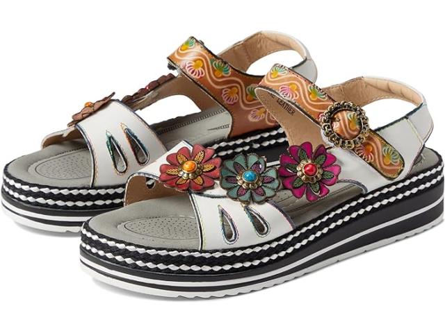 (取寄) ラルティストバイスプリングステップ レディース ラガ L'Artiste by Spring Step women L'Artiste by Spring Step Laga White Multi