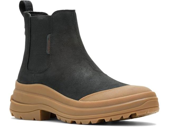 (取寄) メレル レディース ハーパー レースアップ ウォータープルーフ Merrell women Harper Lace-Up Waterproof Black/Gum