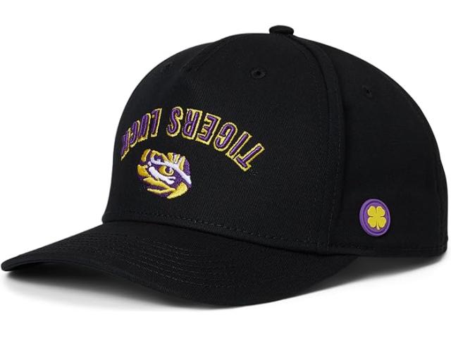 (取寄) ブラッククローバー LSU ゲーム デイ アジャスタブル スナップバック ハット Black Clover Lsu Game Day Adjustable Snapback Hat Black/Cotton Twill Purple 3d Embroidery