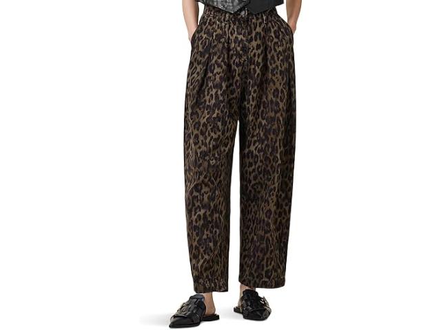 (取寄) オールセインツ レディース ベッカ デニム トラウザーズ AllSaints women Becca Denim Trousers Leopard Brown