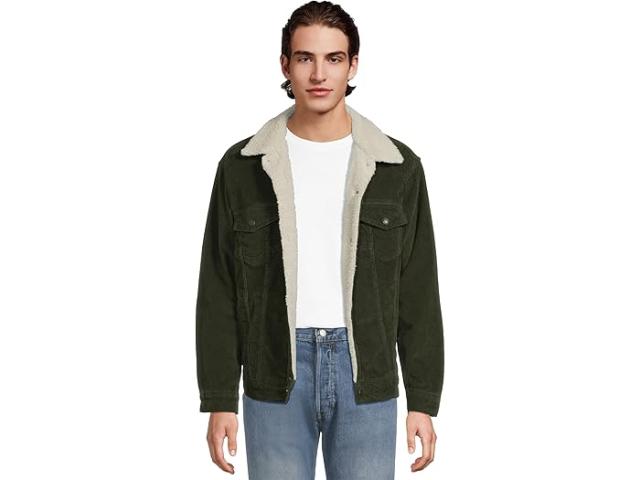 (取寄) リーバイス プレミアム メンズ リラックスド-フィット フィット シェルパ トラッカー Levi's Premium men Relaxed Fit Sherpa Trucker Duffel Bag