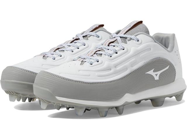 (取寄) ミズノ レディース フィンチ エリート 6 ロー TPU Mizuno women Finch Elite 6 Low TPU White/Grey