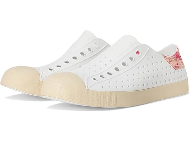 (取寄) ネイティブシューズ ジェファーソン ブロック Native Shoes Jefferson Wanderfoam Block Shell White/ Bone White/ Popsicle Palm Block