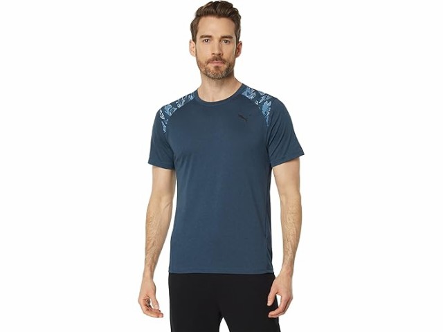(取寄) プーマ メンズ トレイン コンセプト オール オーバー プリント ティー PUMA men Train Concept All Over Print Tee Dark Nightの通販は