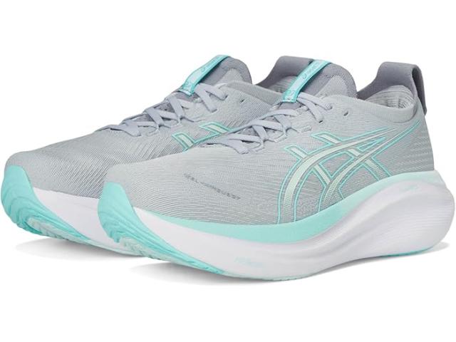 (取寄) アシックス レディース ゲル-ニンバス 27 ASICS women GEL-Nimbus 27 Piedmont Grey/Illuminate Mintの通販は