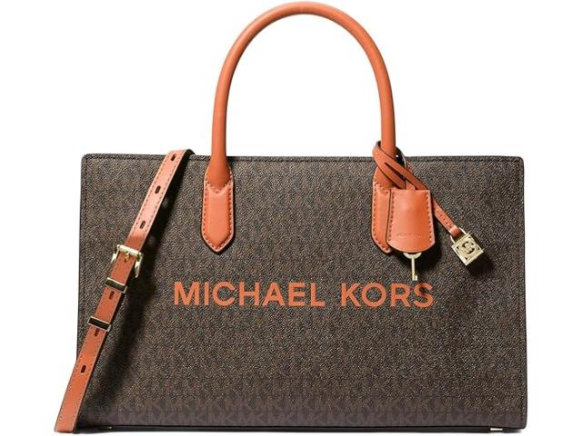 (取寄) マイケルコース レディース スカーレット ミディアム イースト ウェスト サッチェル MICHAEL Michael Kors women Scarlett Medium East West Satchel Orange Punch