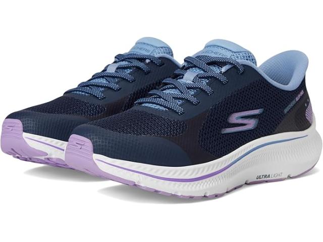(取寄) スケッチャーズ レディース ゴー ラン コンシステント 2.0 キャプティバ ハンズ フリー スリップ-インス SKECHERS women Go Run Consistent 2.0 Captiva Hands Free Slip-Ins Navy/Lavender