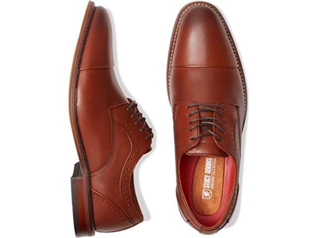 (取寄) ステイシー アダムス メンズ マドックス キャップ トゥ オックスフォード Stacy Adams men  Maddox Cap Toe Oxford Chocolate