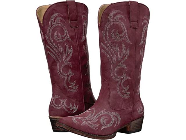 (取寄) ローパー レディース ライリー Roper women Roper Riley Red Faux Leather