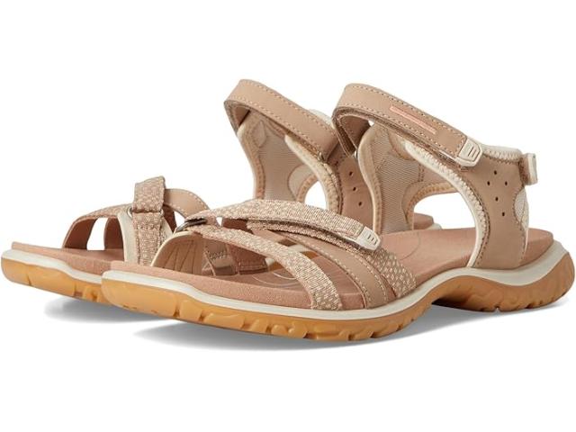 (取寄) エコー スポーツ レディース オフロード ローム スポーツ サンダル ECCO Sport women Offroad Roam Sport Sandal Nude/Limestone Nubuck