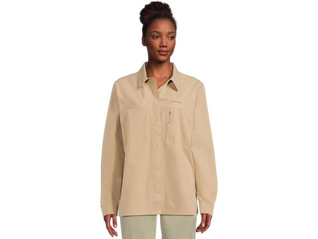 (取寄) マーモット レディース オーバーシャツ Marmot women AirExchange SolarShield Overshirt Chinchilla