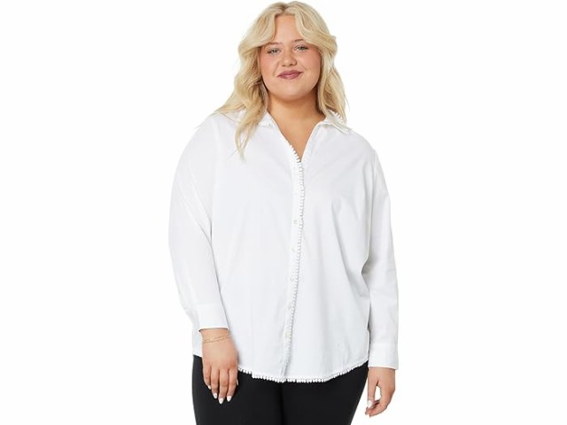 (取寄) ニックゾー レディース プラス サイズ ラウンド アバウト シャツ NIC+ZOE women Plus Size Round About Shirt Paper Whiteの通販は