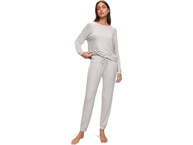 (取寄) エバージェイ レディース コージー タイム ジョガーズ Eberjey women Eberjey Cozy Time Joggers Light Heather Grey