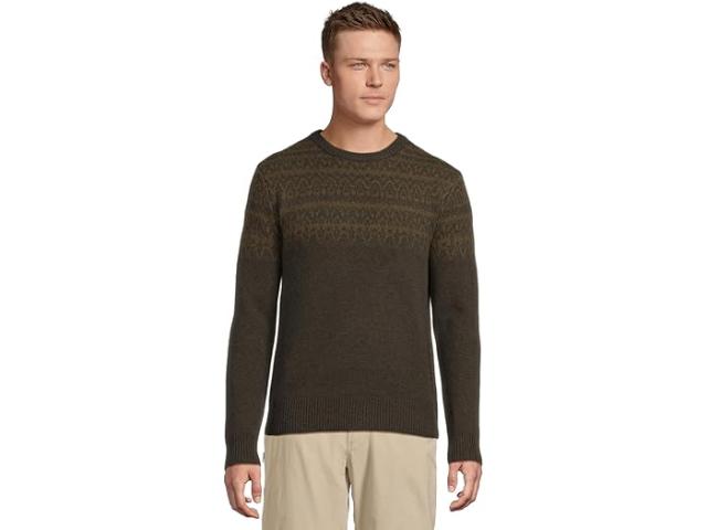 (取寄) ロイヤルロビンズ メンズ アーチ ロック クルー ロング スリーブ  Robbins men Arch Rock Crew Long Sleeve Black Olive Lassen Pattern