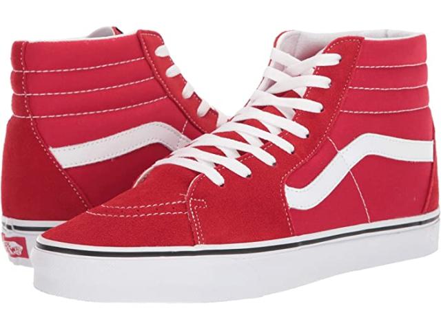 (取寄) バンズ Sk8-ハイ コア クラシックス Vans  SK8-Hi Core Classics Racing Red/True White