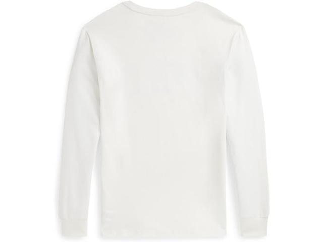 (取寄) ラルフローレン キッズ ボーイズ コットン ジャージ ロング スリーブ ティー (ビッグ キッド) Polo Ralph Lauren Kids boys Polo Ralph Lauren Kids Plaid-Logo Cotton Jersey Long Sleeve Tee (Big Kid) Nevisの通販は