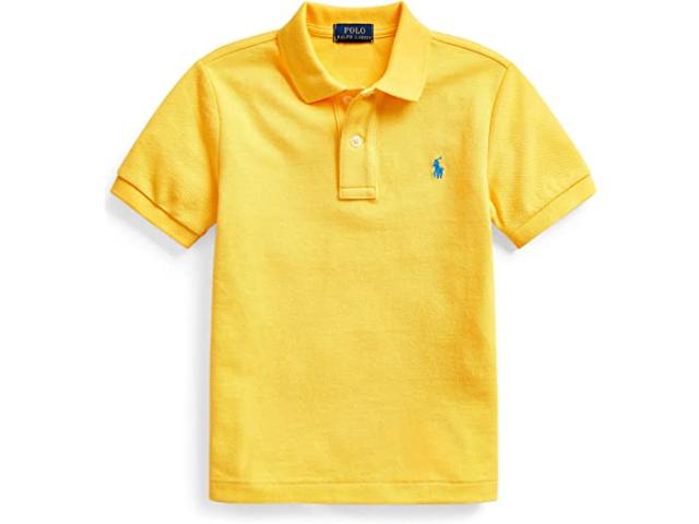 (取寄) ラルフローレン キッズ ボーイズ コットン メッシュ ポロ シャツ (リトル キッズ) Polo Ralph Lauren Kids boys Polo Ralph Lauren Kids Cotton Mesh Polo Shirt (Little Kids) Yellowfinの通販は