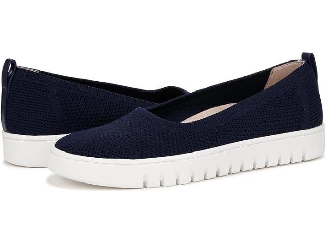 (取寄) バイオニック レディース アップタウン スキマー ニット スリッポン VIONIC women Uptown Skimmer Knit Slip-ons Navy Blue Fabric