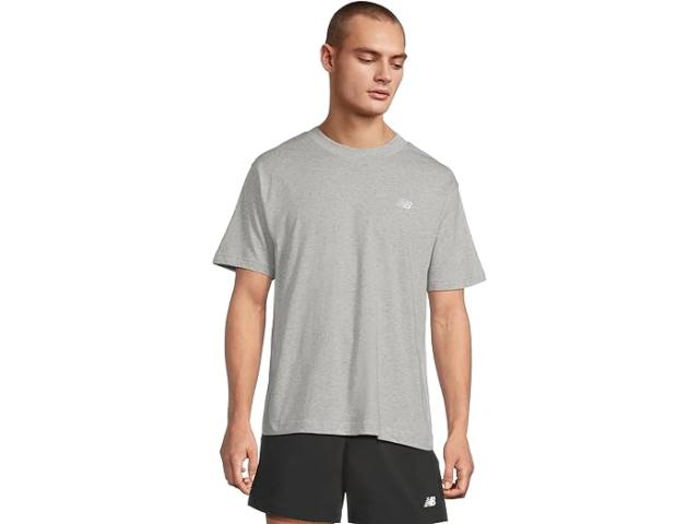 (取寄) ニューバランス メンズ スポーツ エッセンシャル コットン T-シャツ New Balance men Sport Essentials Cotton T-Shirt Athletic Grey