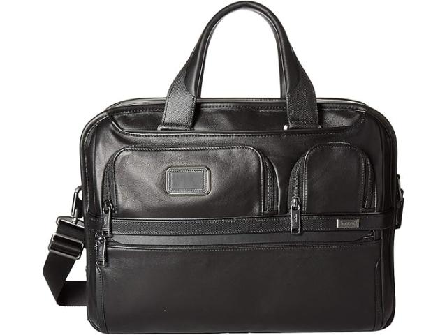 (取寄) トゥミ アルファ 3 エクスパンダブル オーガナザー ラップトップ ブリーフ Tumi Alpha 3 Expandable Organizer Laptop Brief Black