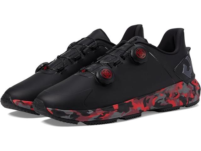 (取寄) ジーフォア メンズ メンズ G/ドライブ パフォレイティット カモ ゴルフ シューズ GFORE men GFORE Men's G/Drive Perforated T.P.U. Camo Golf Shoes Onyx