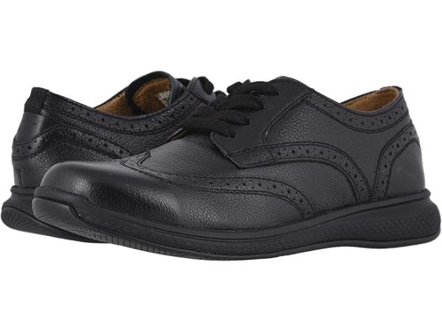 (取寄) フローシャイム キッズ ボーイズ グレート レイクス ウイング ティップ オックス ジュニア (トドラー/リトル キッド/ビッグ キッド) Florsheim Kids boys  Great Lakes Wing Tip Ox Jr. (Toddler/Little Kid/Big Kid) Black Milled Leather/Black Soleの通販は