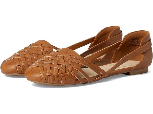 (取寄) ジュルネ コレクション レディース エコー フラッツ Journee Collection women Ekko Flat Cognac