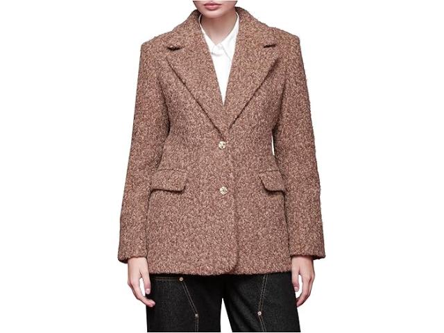(取寄) アヴェックレフィー レディース ツイード テクスチャー ブレーザー Avec Les Filles women Tweed Textured Blazer Camel