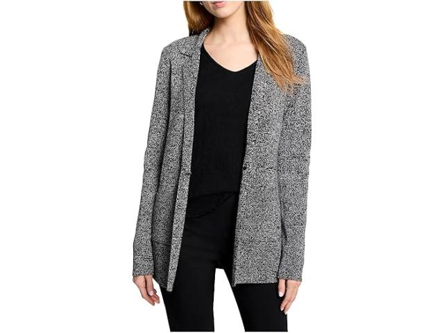 (取寄) ニックゾー レディース エレガント ニット ブレーザー NIC+ZOE women Elegant Knit Blazer Black Mix