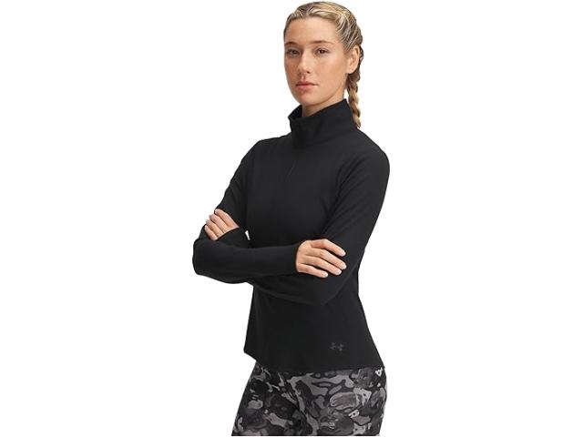 (取寄) アンダーアーマー レディース モーション 1/2 ジップ Under Armour women Motion 1/2 Zip Black/Jet Gray